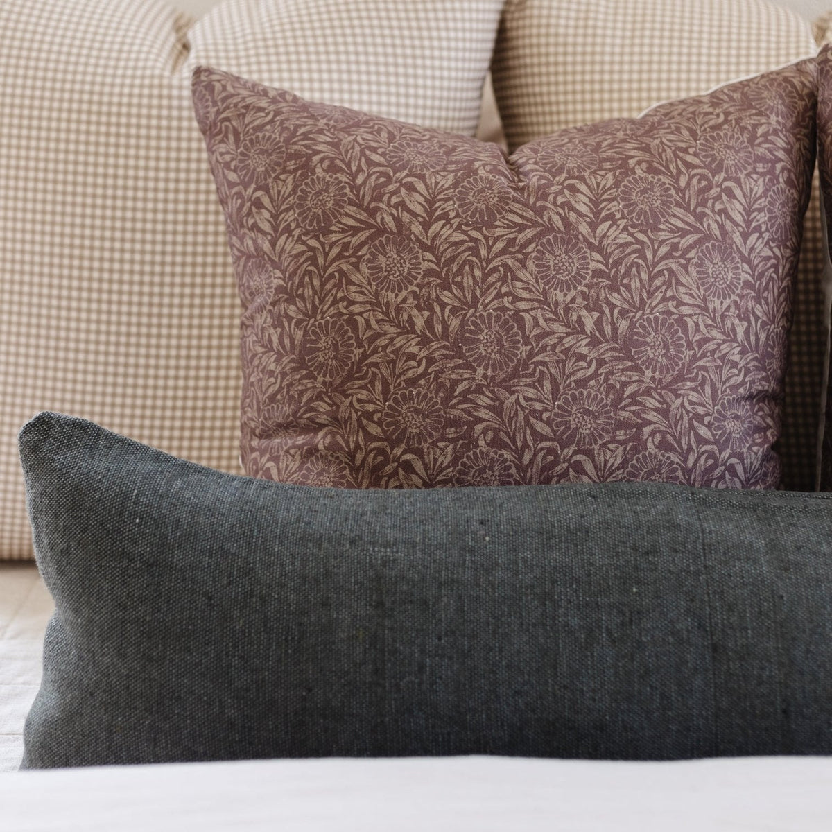 Decorative Pillow Cover Set, Colette 18" 22" 24" 26", Lightweight Design, Machine-Washable Care for Sofas, Beds and Living Room Accents image 11