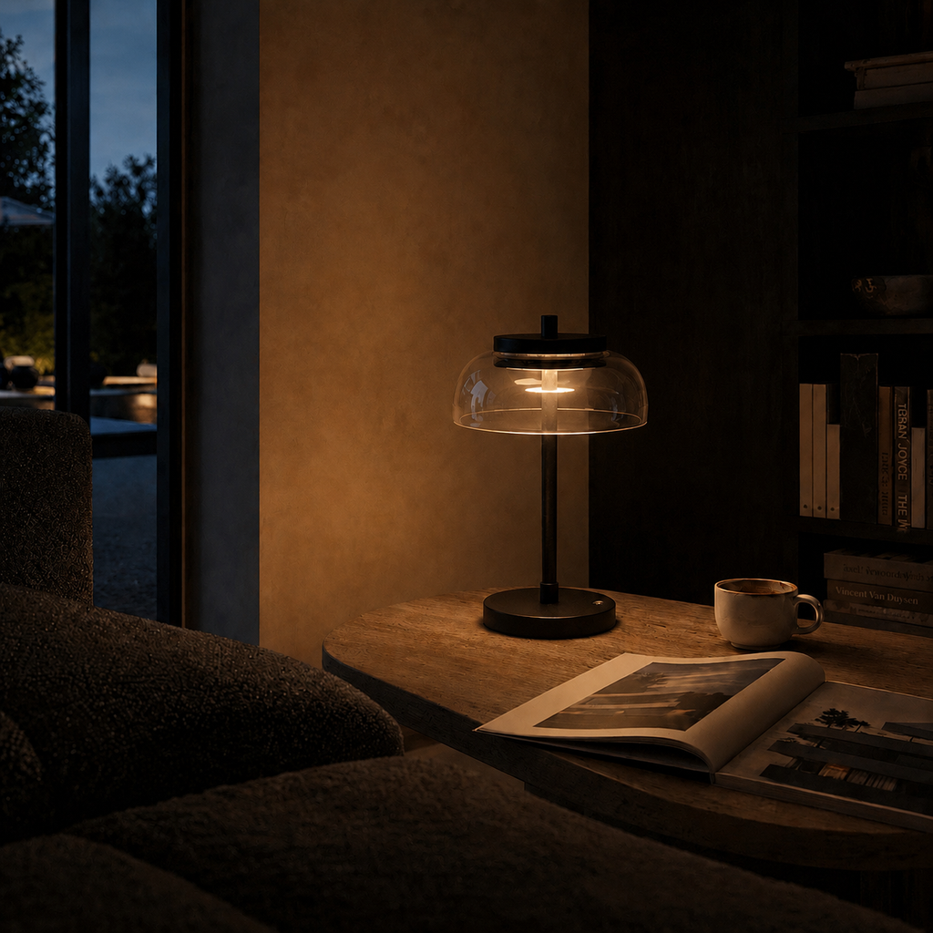 Portable Table Lamp, Vinaura for Desks, Side Tables and Warm Room Lighting, 3 Color Options image 11
