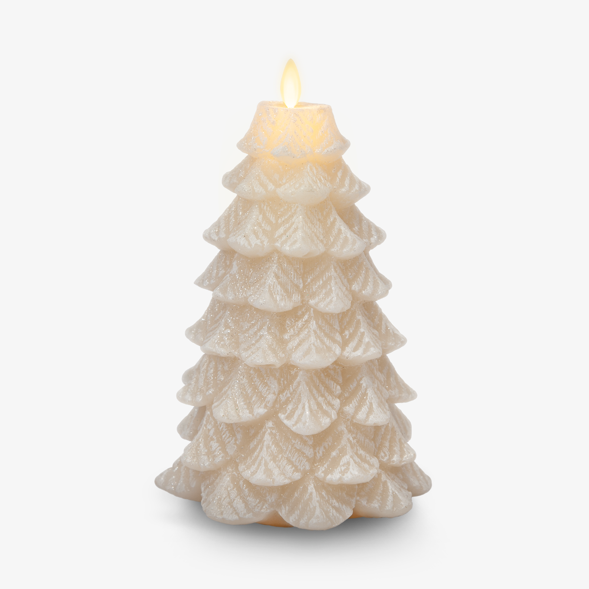 Flameless Candle, White Swan Tree for Mantels, Entryways and Holiday Displays, 2 Size Options image 11