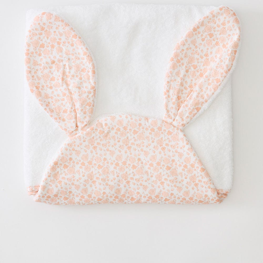 Kids Hooded Towel, Percale Bunny Ears and Piped Edges for Kids Bath Routines, Bathroom Drying and Everyday Towel Use, 2 Color Options image 11