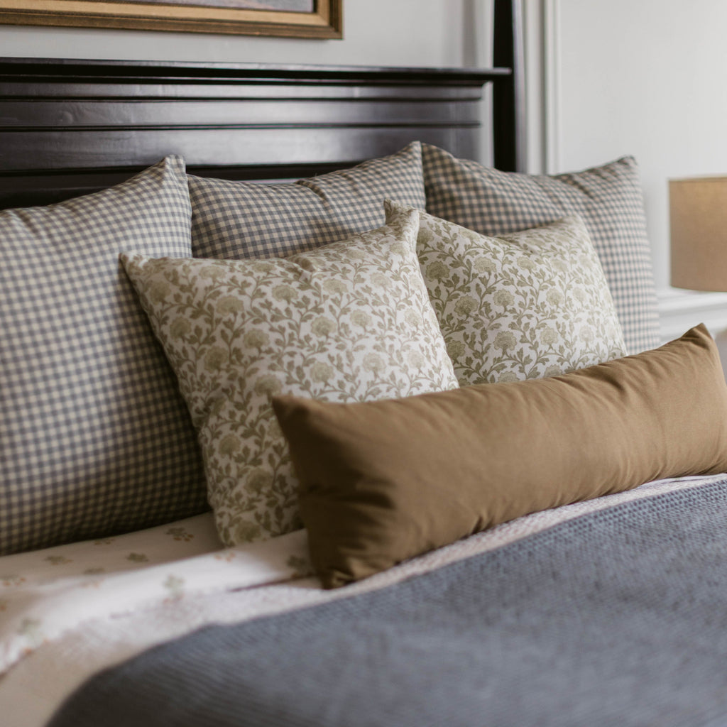 Decorative Pillow Cover Set, Clem in Linen 18" 22" for Bedroom Styling and Living Room Decor, 2 Size Options image 11