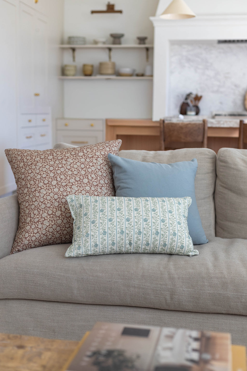 Decorative Pillow Cover Set, Rue 18" 22" 12x20", Machine-Washable Care for Bedroom Styling and Living Room Decor, 3 Size Options image 11