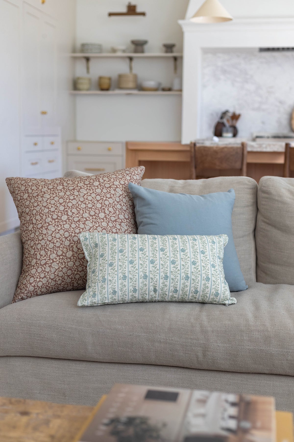 Decorative Pillow Cover Set, Rue 18" 22" 12x20", Machine-Washable Care for Bedroom Styling and Living Room Decor, 3 Size Options image 11