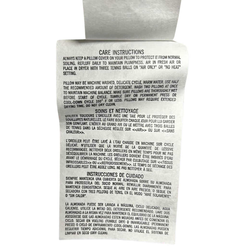 Bed Pillow, Co. Beyond Down Synthetic, Machine-Washable Care, Hypoallergenic Comfort for Sleeping, Reading and Bedroom Comfort image 11