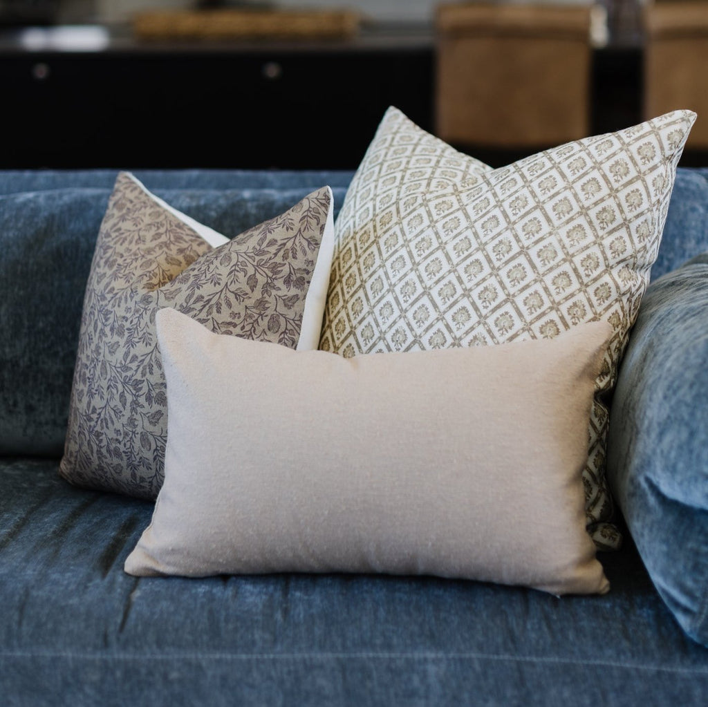 Decorative Pillow Cover Set, Evie in Linen 18" 20" 22" 26" for Bedroom Styling and Living Room Decor, 5 Size Options image 11