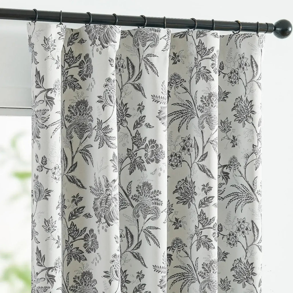 Window Curtain, Botanical Vine Brushstroke Curtains (2 Panels) for Bedrooms, Living Rooms and Home Privacy, 8 Sizes and 5 Colors image 12