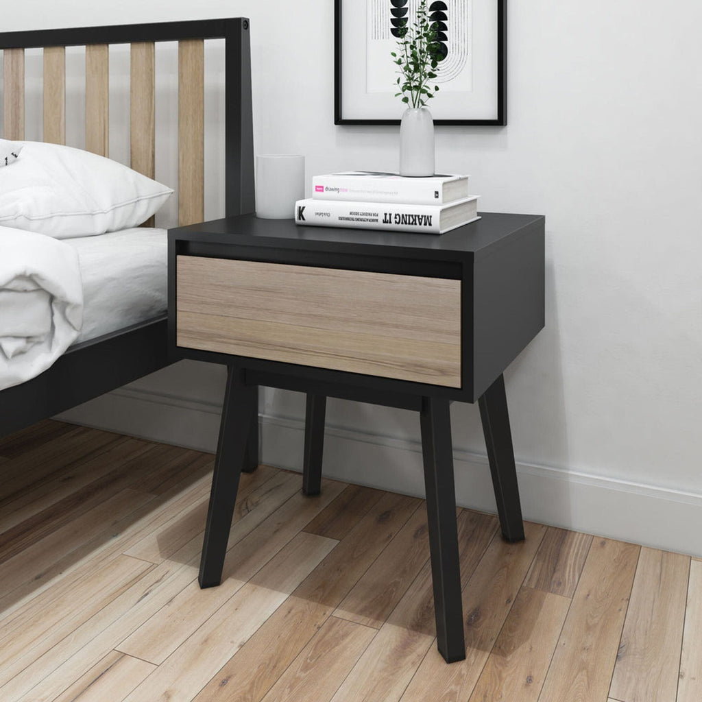 Nightstand, Modern (Set of 2) for Bedside Storage, Bedroom Organization and Guest Rooms, 6 Color Options image 12