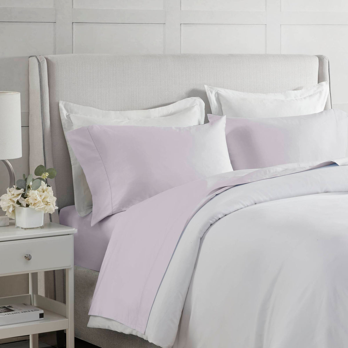 Bed Sheet Set, 500 Thread Count Egyptian Cotton Deep Pocket, Machine-Washable Care for Everyday Bedroom Comfort and Guest Rooms image 12