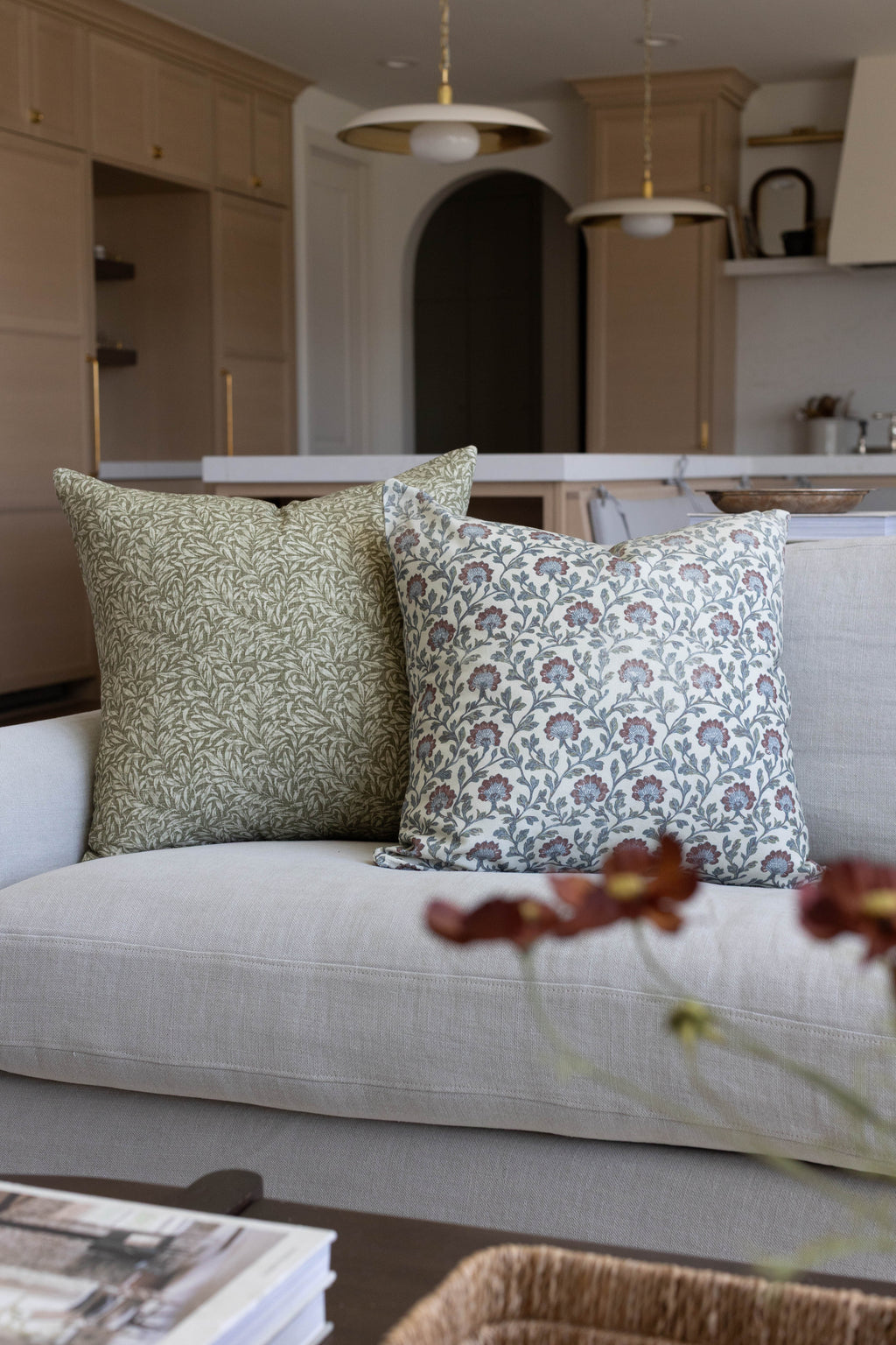 Decorative Pillow Cover Set, Clem in Multicolor 18" 22", Machine-Washable Care for Sofas, Beds and Living Room Accents, 4 Size Options image 12