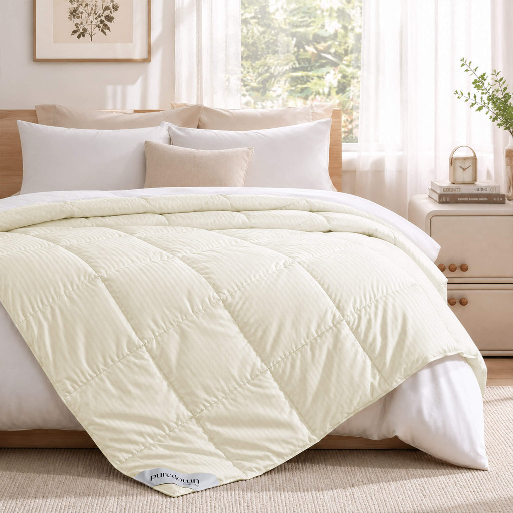Cozy Throw Blanket, Cotton Oversized Down, Lightweight Design, Breathable Construction for Living Rooms, Bedrooms and Everyday Lounging image 12