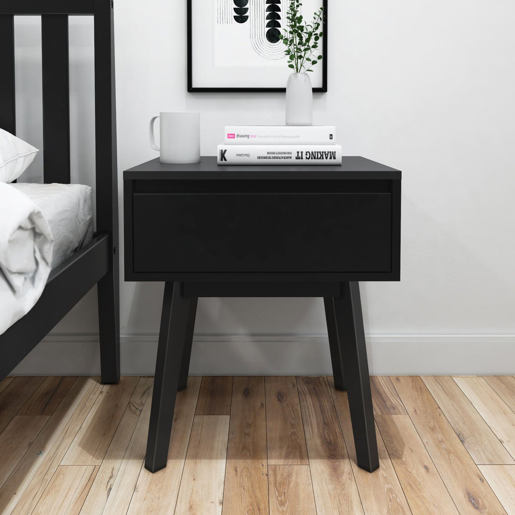 Nightstand, Modern, Solid Wood Construction for Bedside Storage, Bedroom Organization and Guest Rooms, 6 Color Options image 12