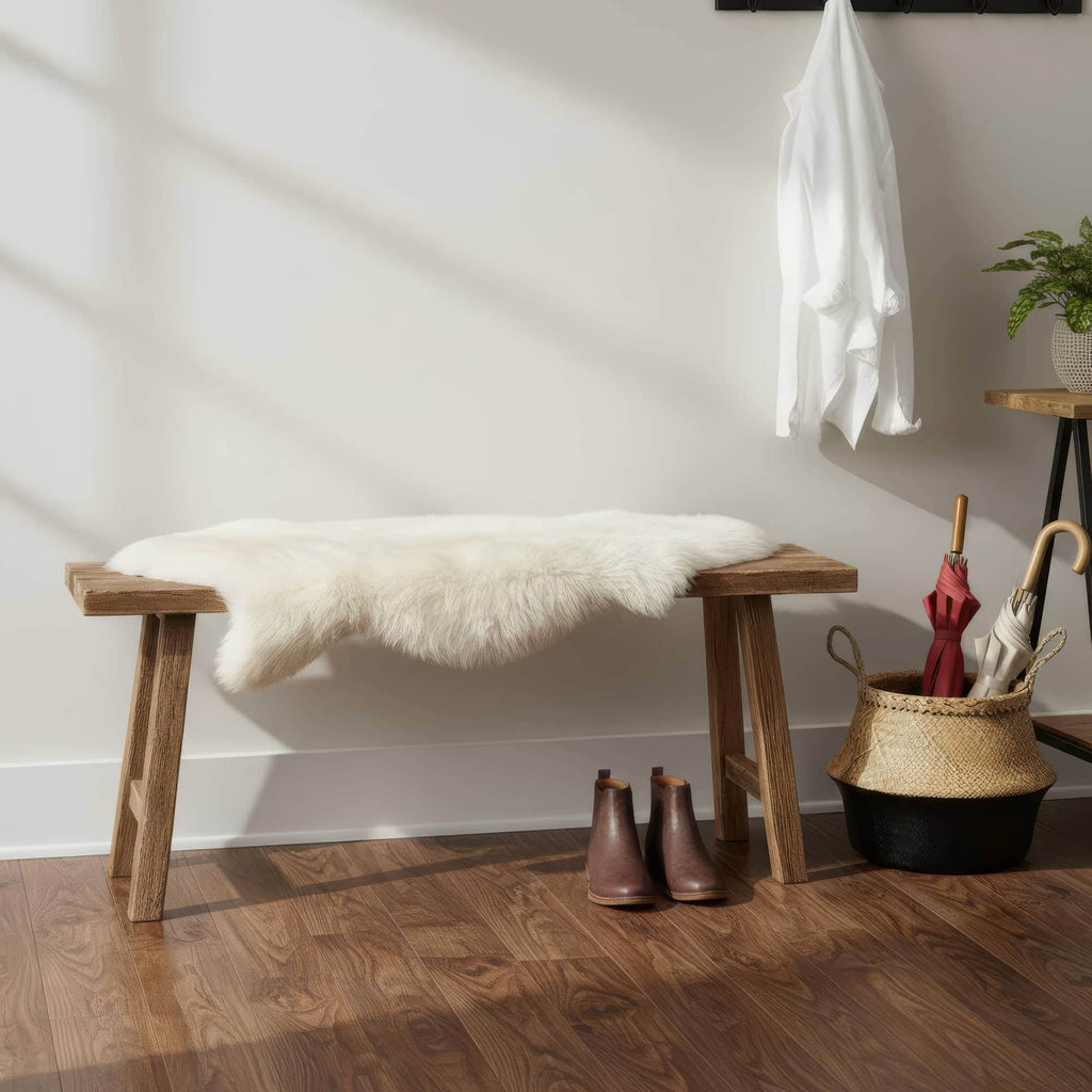 Area Rug, Genuine Sheepskin Fluffy Soft Pile Shaggy 100% for Hallways, Dining Spaces and Home Decor, 5 Size Options image 12