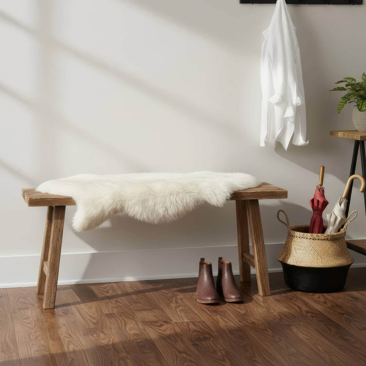 Area Rug, Genuine Sheepskin Fluffy Soft Pile Shaggy 100% for Hallways, Dining Spaces and Home Decor, 5 Size Options image 12