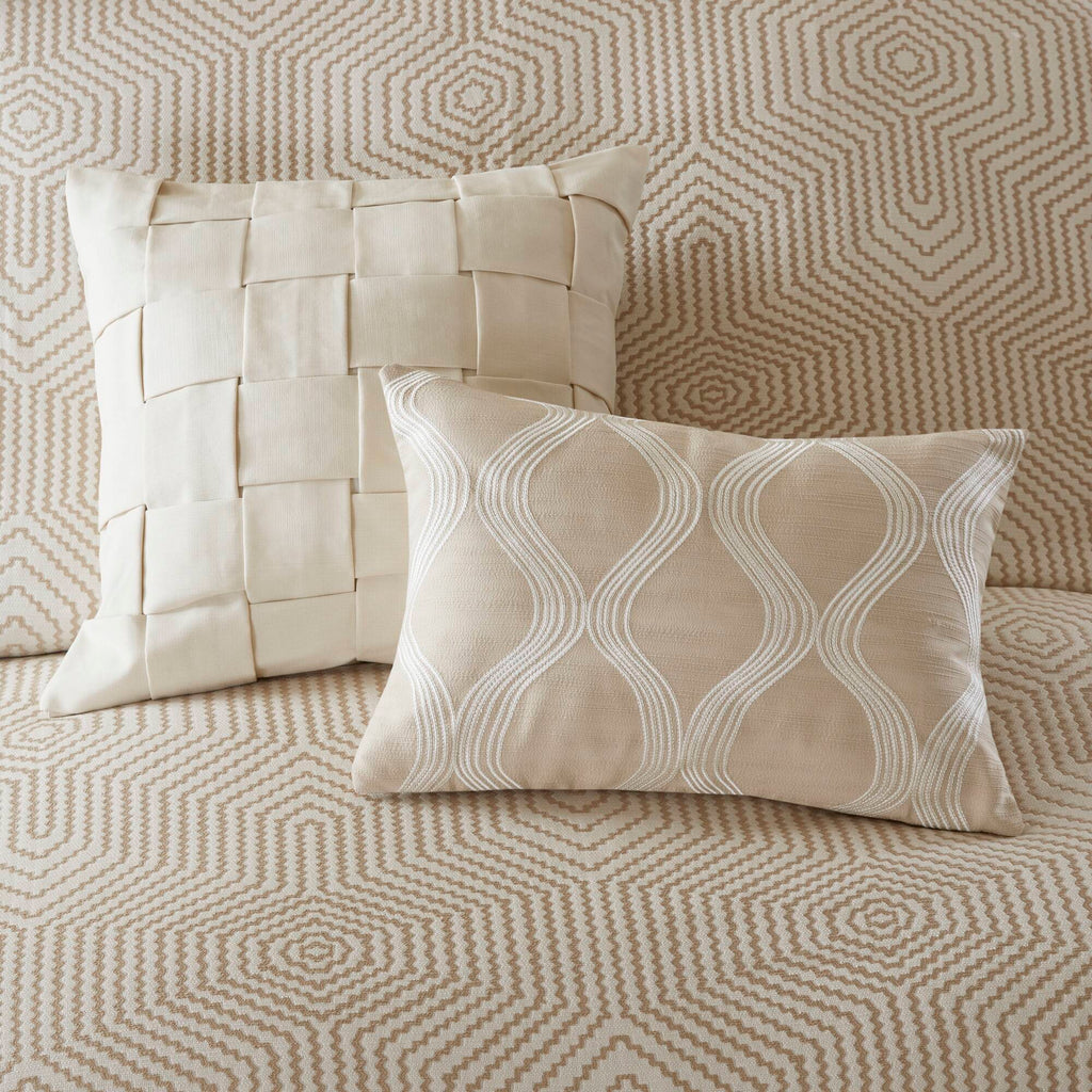 Bed Comforter, Shades of Serenity Set, Machine-Washable Care, Hypoallergenic Comfort for Everyday Bedding and Comfortable Sleep image 12