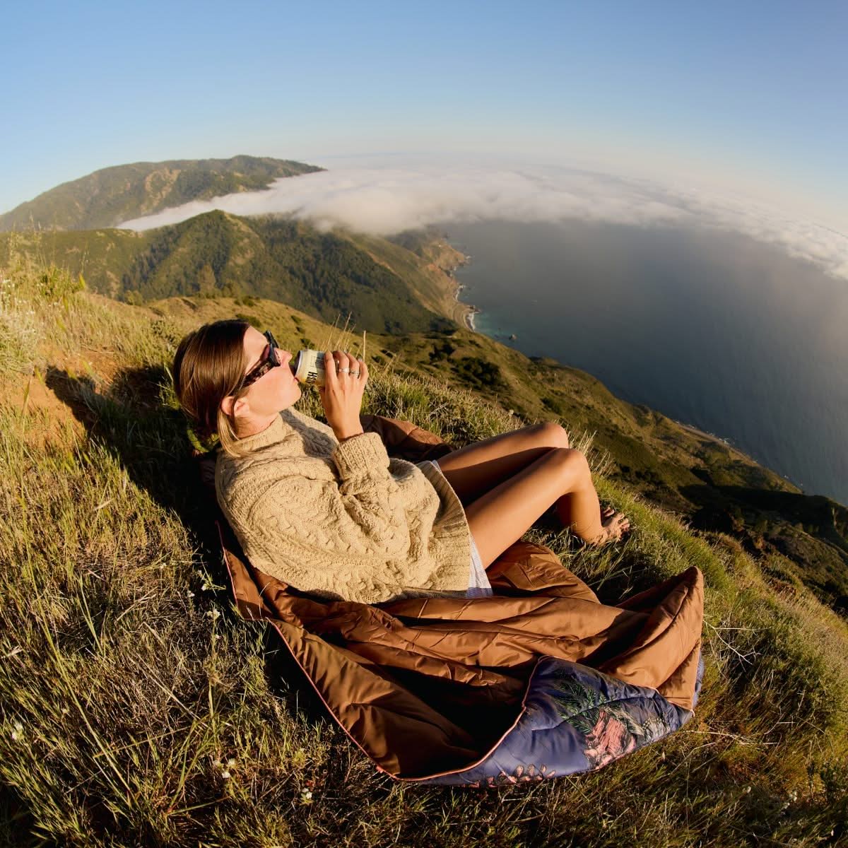 Puffy Blanket, Original Forest Floor, Weather-Resistant Shell for Outdoor Seating, Travel and Camping Comfort image 12