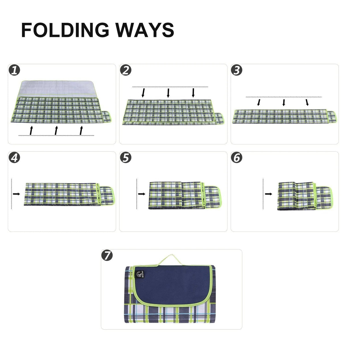 Cozy Throw Blanket, Extra Large Picnic Waterproof Sandproof, Lightweight Design for Sofas, Beds and Relaxing at Home, 2 Sizes and 2 Colors image 12