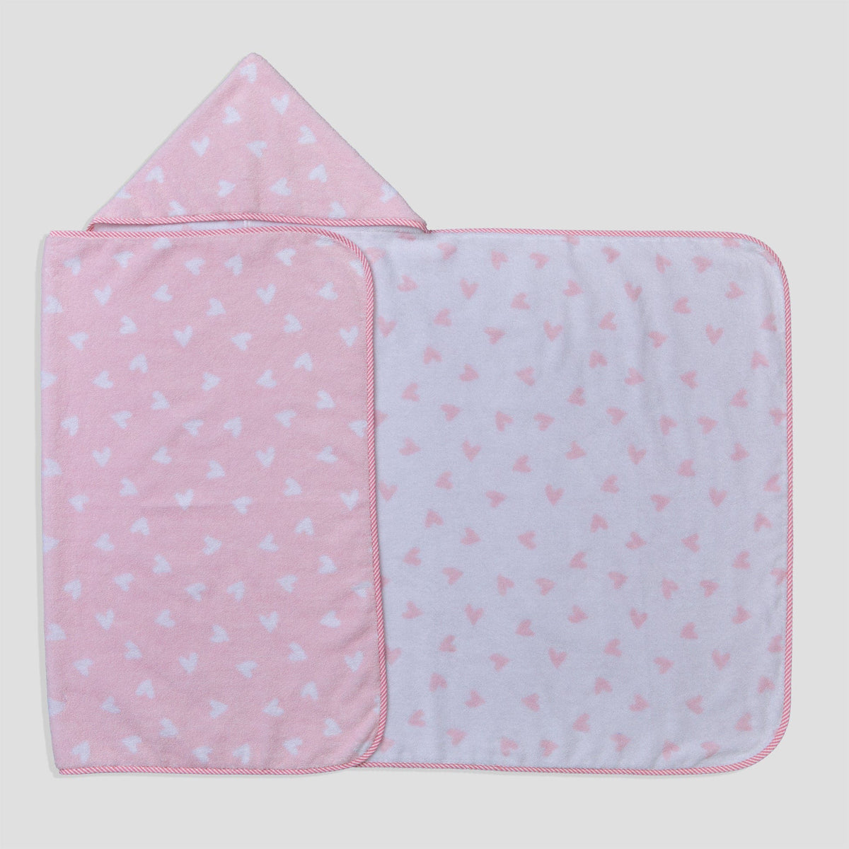 Bath Linen, Kids' Hooded Towel, Organic Cotton Shell for Daily Bathroom Routines and Guest Baths, 15 Color Options image 12