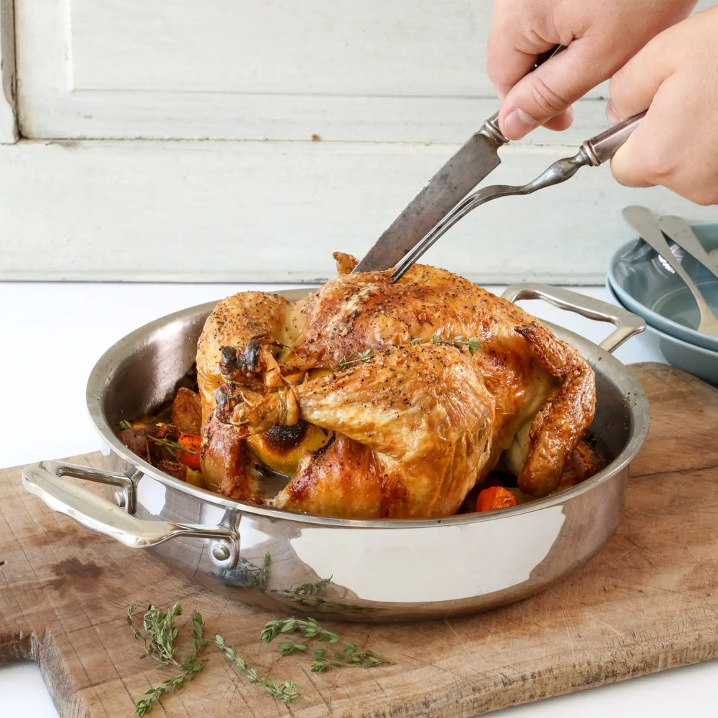 Bake & Roast Pan, Stainless Steel Roasting for Family Meals, Sheet Pan Recipes and Daily Kitchen Prep image 12