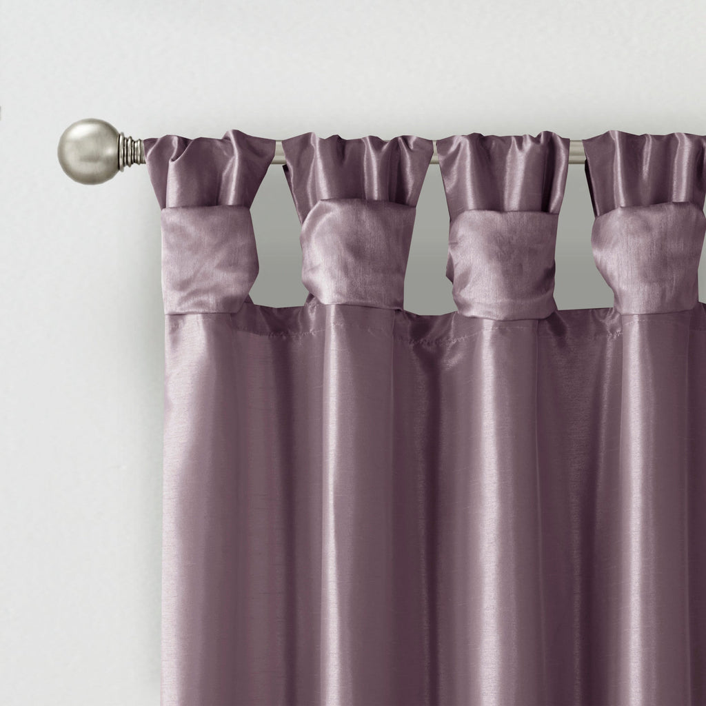 Window Curtain, Emilia Twist Tab Lined Panel, Machine-Washable Care for Windows, Room Styling and Everyday Privacy, 5 Sizes and 14 Colors image 12