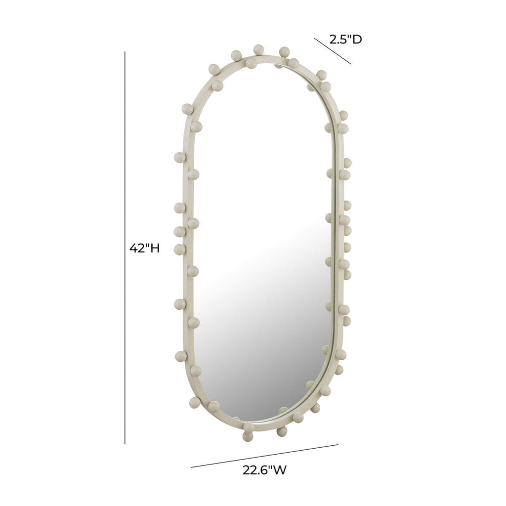 Home Wall Decor, Orbs Oval Mirror for Hallways, Home Offices and Living Spaces, 2 Size Options image 12