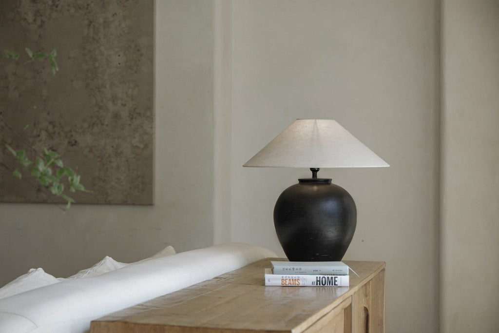 Portable Table Lamp, Egg Ceramic for Bedrooms, Living Rooms and Reading Corners, 3 Sizes and 2 Colors image 12