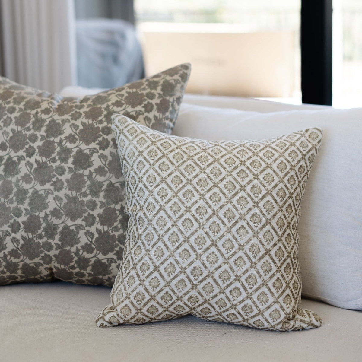 Decorative Pillow Cover Set, Evie in Linen 18" 20" 22" 26" for Bedroom Styling and Living Room Decor, 5 Size Options image 12