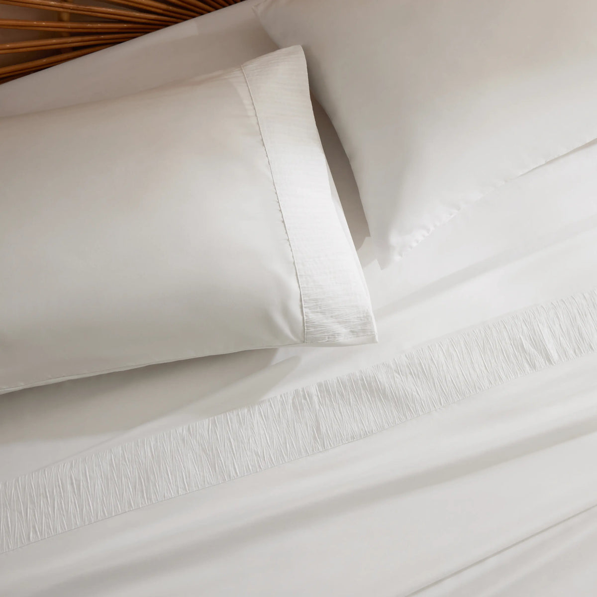Bed Sheet Set, Ruched, Cooling Comfort, Breathable Construction for Master Bedrooms, Guest Beds and Daily Use, 7 Sizes and 14 Colors image 12