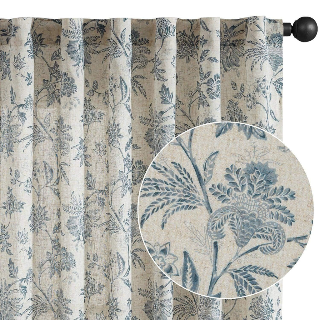 Window Curtain, Vintage Botanical Vine & Multi Floral Curtains for Windows, Room Styling and Everyday Privacy, 5 Sizes and 4 Colors image 12