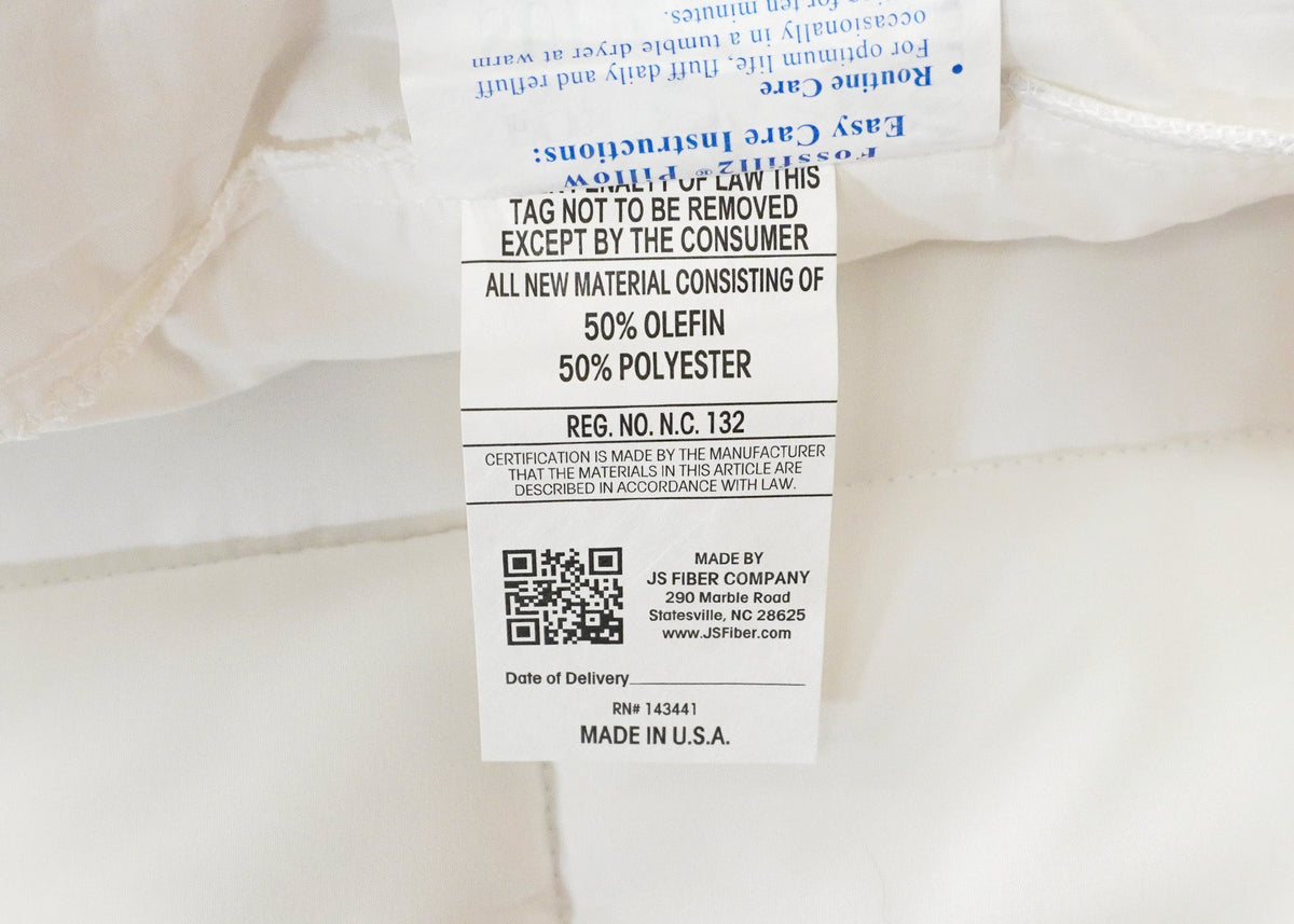 Bed Pillow, Fossfill Antibacterial, Machine-Washable Care, Hypoallergenic Comfort for Everyday Sleep and Guest Room Bedding, 3 Size Options image 12