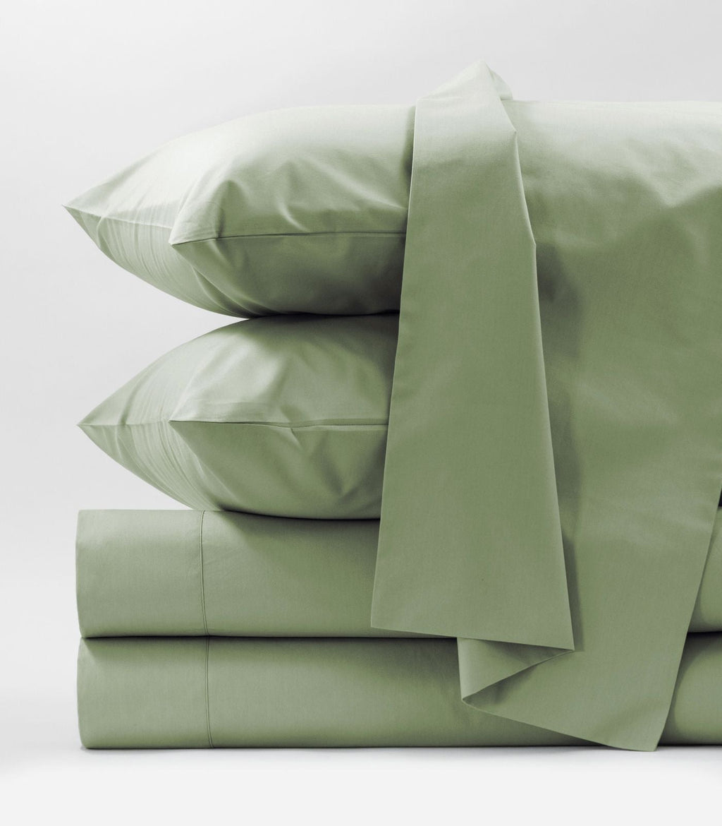 Bed Sheet Set, Percale, Organic Cotton Shell for Master Bedrooms, Guest Beds and Daily Use, 6 Sizes and 6 Colors image 12