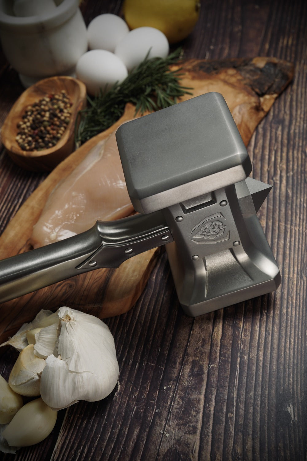Kitchen Knife, Meat Tenderizer 15" Dual Sided, Heavy Duty, Stainless Steel Construction for Everyday Meal Prep and Home Kitchens image 12