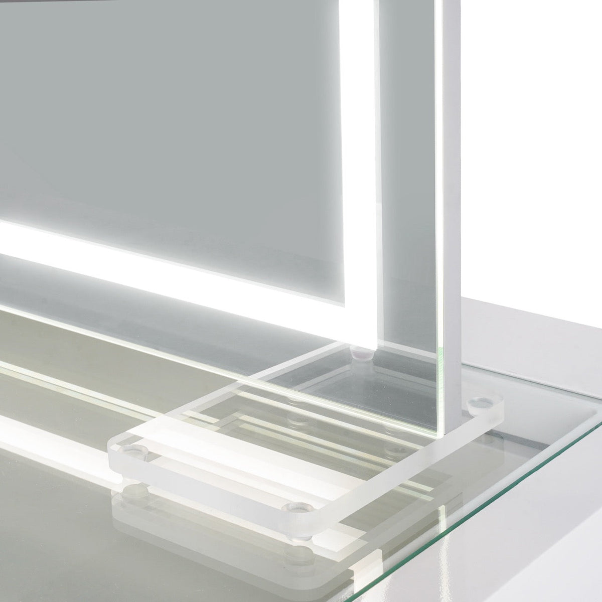Vanity Mirror, Stage Lite Arch XL, Lightweight Design for Dressing Tables, Makeup Routines and Bedroom Vanities, 2 Style Options image 13