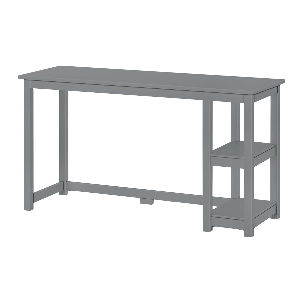 Computer Desk, 55", Solid Wood Construction for Home Offices, Computer Work and Study Spaces, 3 Color Options image 13