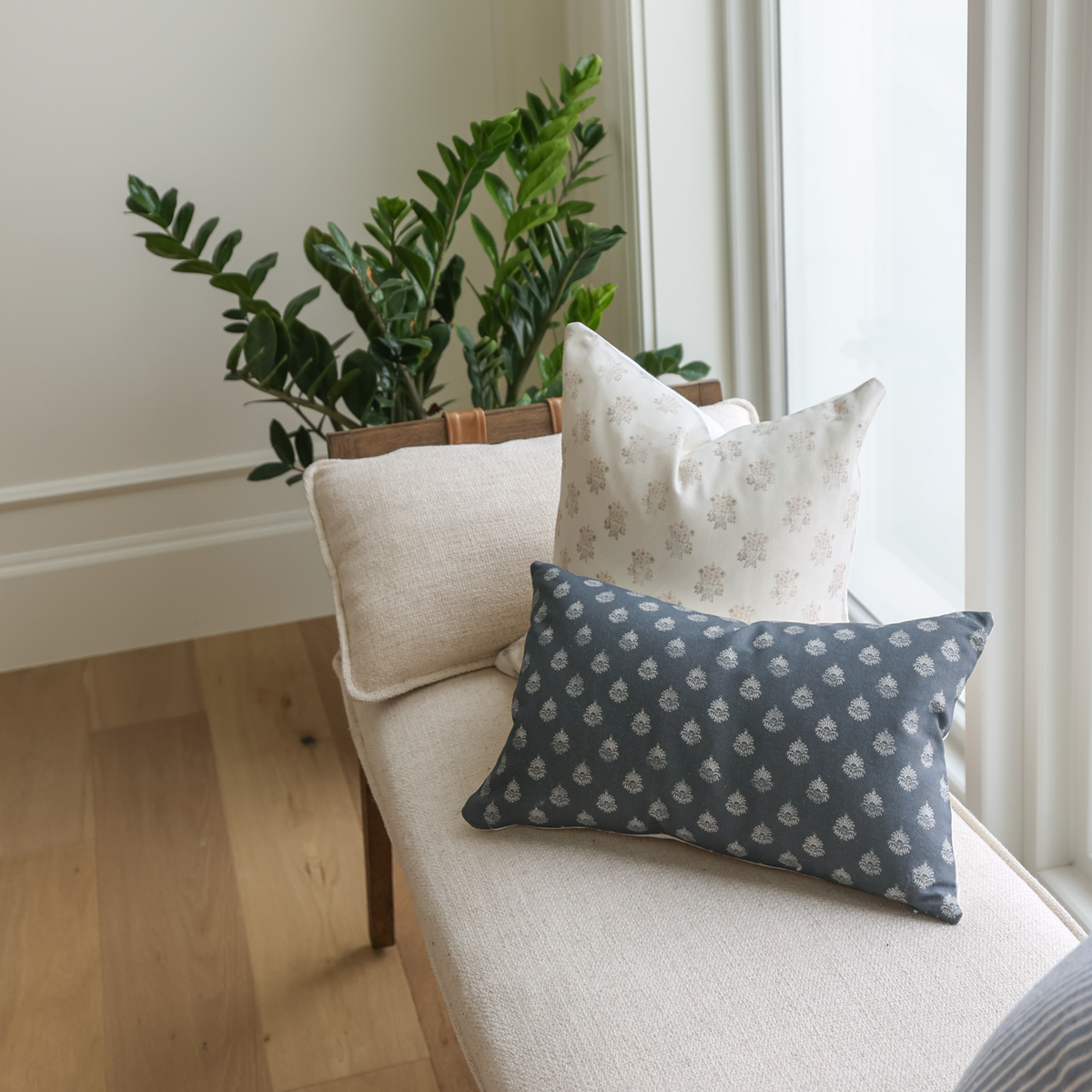Decorative Pillow Cover, Clay Vintage in Blue Lumbar 12x20" 12x40", Lightweight Design for Sofas, Beds and Living Room Accents image 13