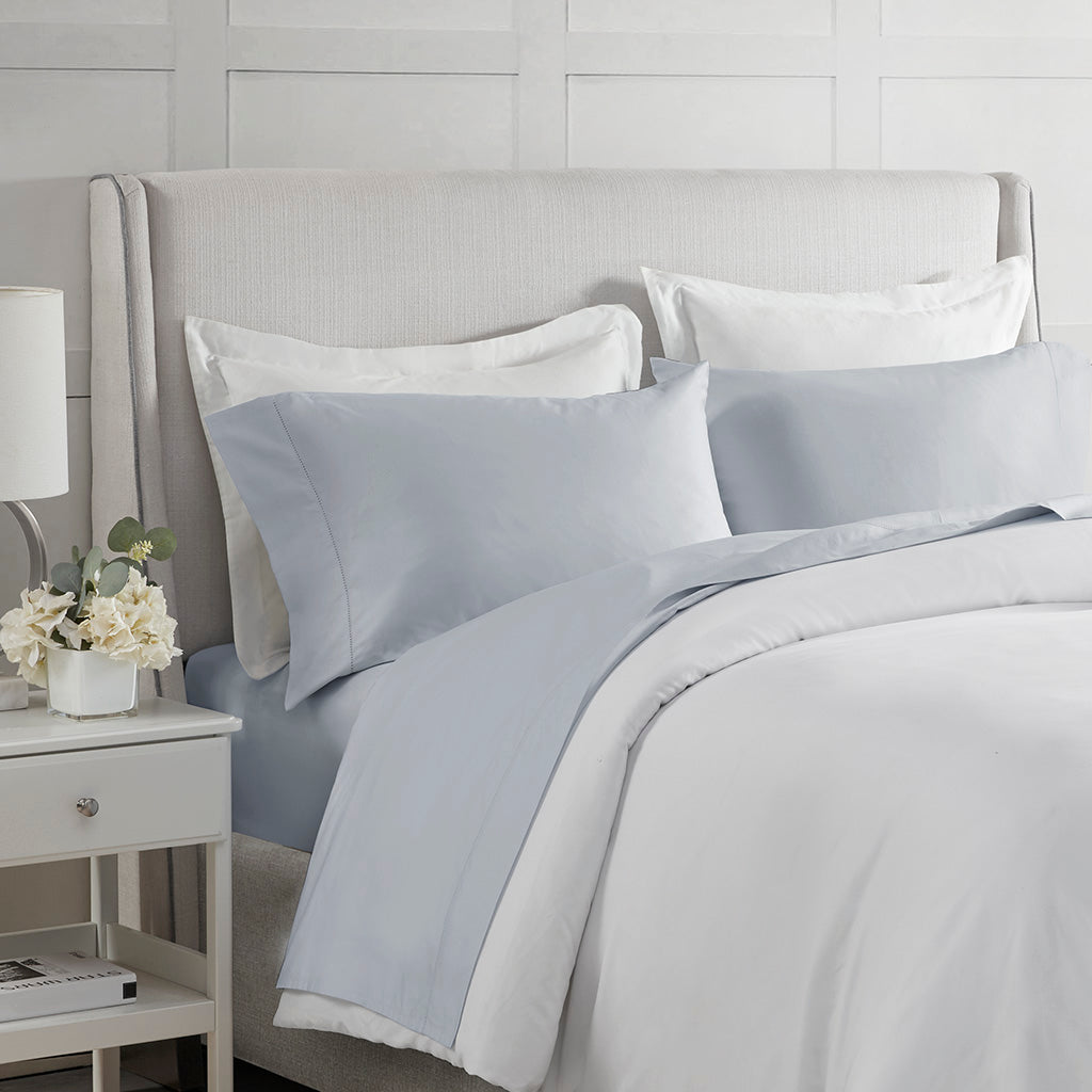 Bed Sheet Set, 500 Thread Count Egyptian Cotton Deep Pocket, Machine-Washable Care for Everyday Bedroom Comfort and Guest Rooms image 13