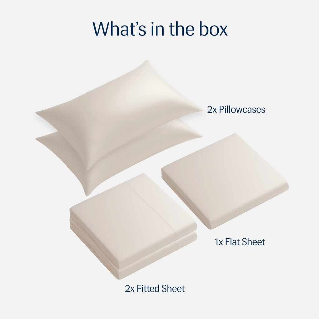 Bed Sheet Set, Evercool and Cooling for Master Bedrooms, Guest Beds and Daily Use, 7 Sizes and 6 Colors image 13