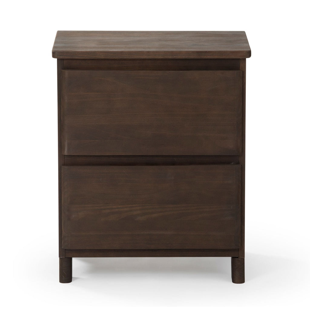 Nightstand, Rustic 2 Drawer for Bedside Storage, Bedroom Organization and Guest Rooms, 4 Color Options image 13