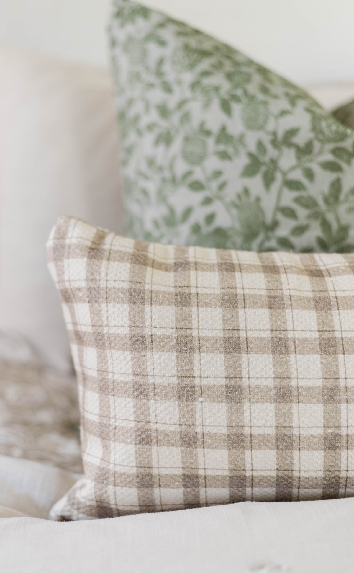 Decorative Pillow Cover Set, Emory Cotton Thick Weave 18" 22" 26" for Bedroom Styling and Living Room Decor, 3 Size Options image 13