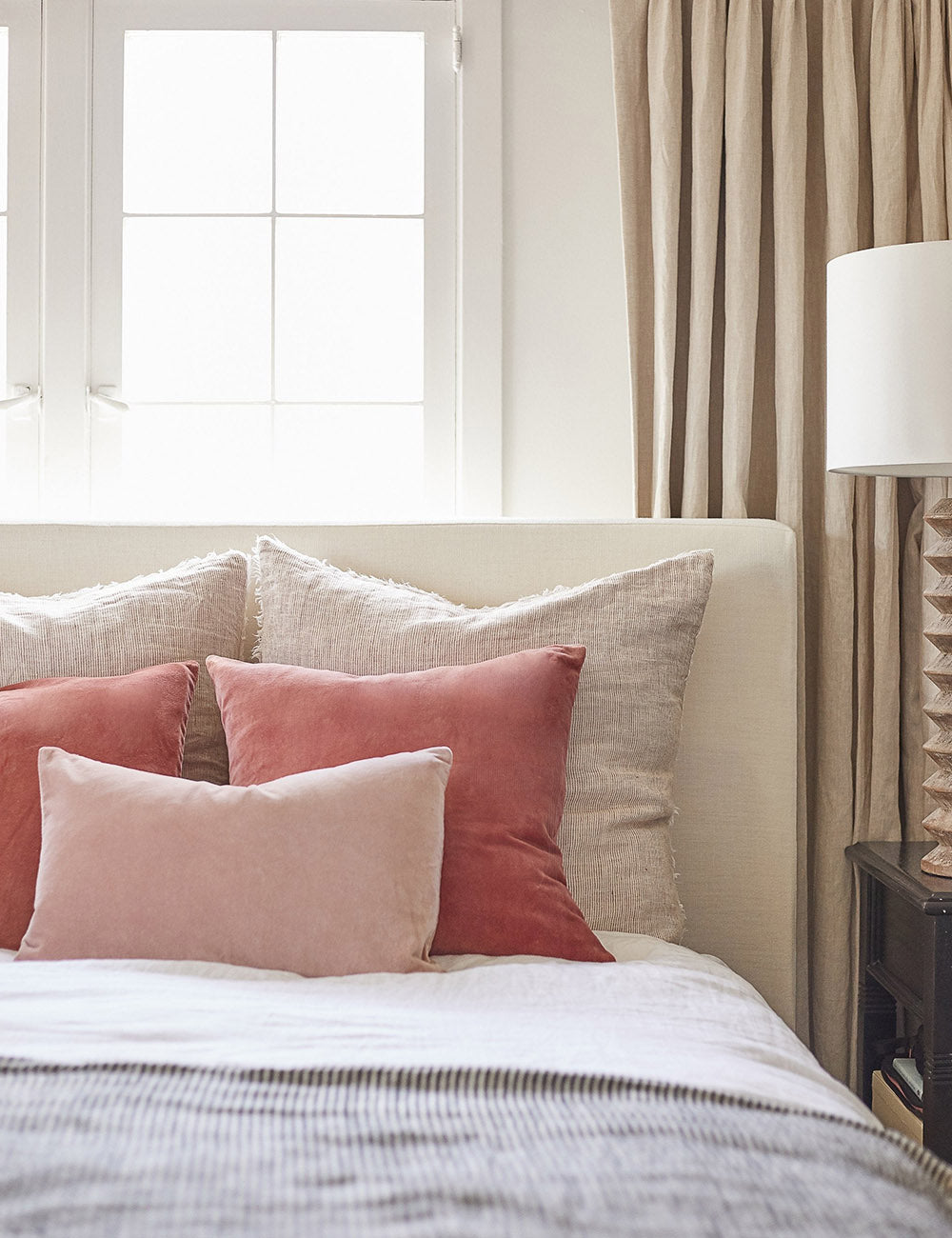 Bed Pillow, Charlotte Velvet for Sleeping, Reading and Bedroom Comfort, 9 Color Options, Designed for Everyday Sleep and Guest Room Bedding image 13