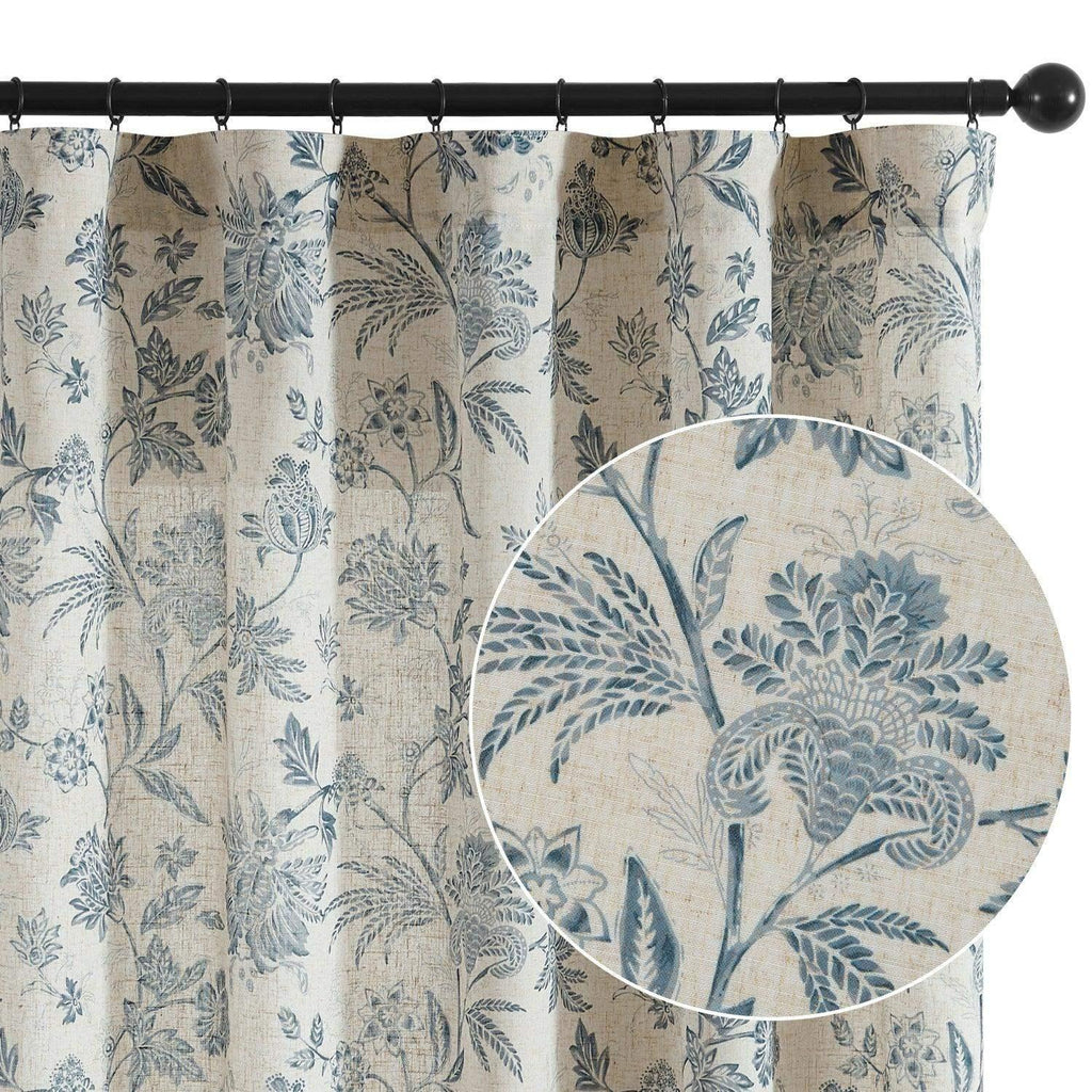 Window Curtain, Vintage Botanical Vine & Multi Floral Curtains for Windows, Room Styling and Everyday Privacy, 5 Sizes and 4 Colors image 13