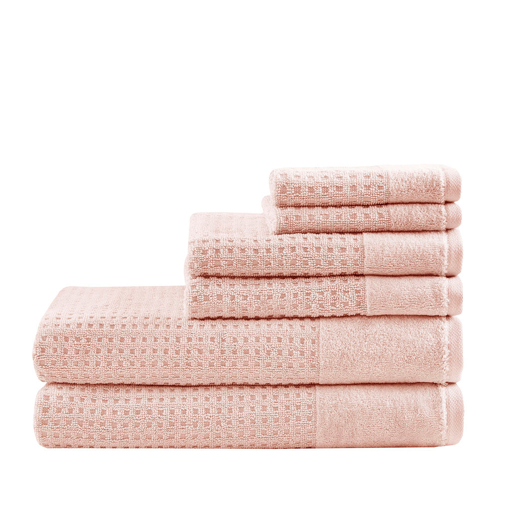 Bath Linen, Spa Waffle Cotton Waffle Jacquard, Lightweight Design, Machine-Washable Care for Home Bathrooms and Everyday Care image 13
