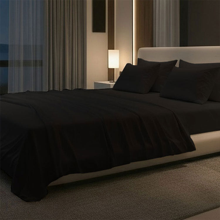 Bed Sheet Set, Nightfall, Cooling Comfort, Lightweight Design for Master Bedrooms, Guest Beds and Daily Use, 5 Sizes and 5 Colors image 13