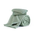 Cozy Throw Blanket, Corduroy Pattern Quilt Set, Breathable Construction for Living Rooms, Bedrooms and Everyday Lounging image 13