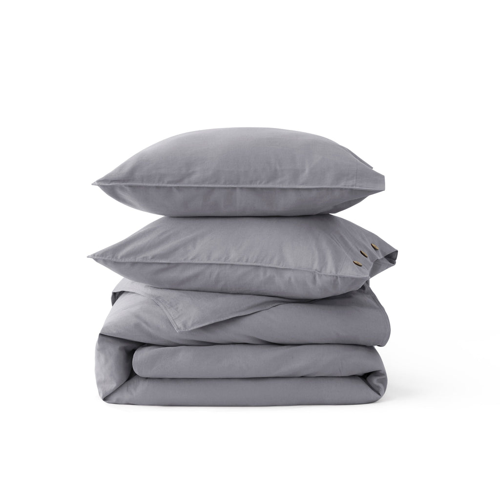 Duvet Cover Set, Cotton Linen Hybrid, Lightweight Design, Breathable Construction for Bedroom Bedding Refresh and Everyday Comfort image 13