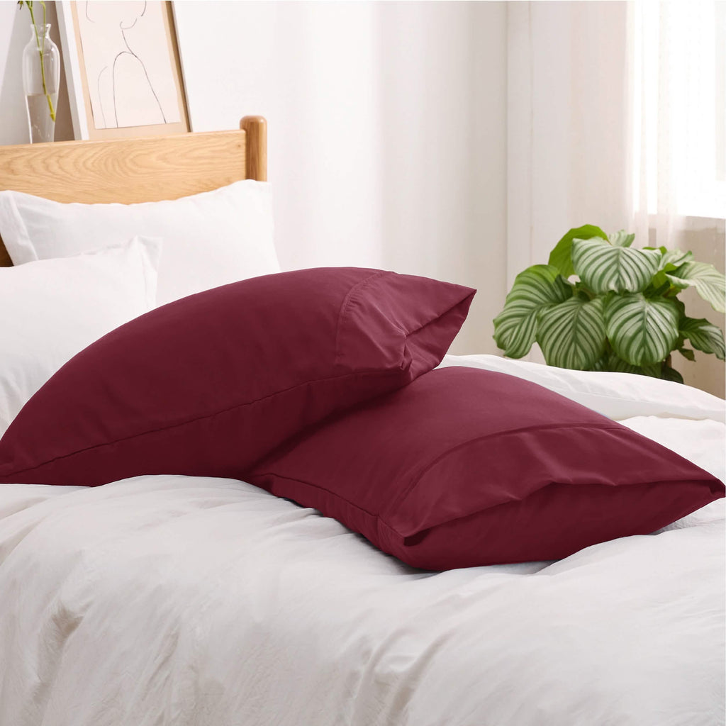 Decorative Pillow Sham, Fade and Stain Resistant Microfiber for Guest Rooms, Headboards and Everyday Bedroom Decor, 4 Sizes and 18 Colors image 13