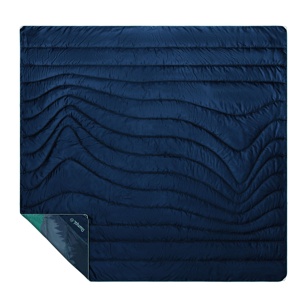 Puffy Blanket, Original Seascape Ridge Mountains, Weather-Resistant Shell for Outdoor Seating, Travel and Camping Comfort, 4 Size Options image 14