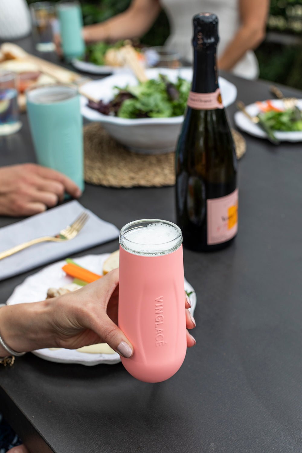Drinkware, Champagne Flute, Stainless Steel Construction for Everyday Drinks, Home and Entertaining, 6 Color Options image 14