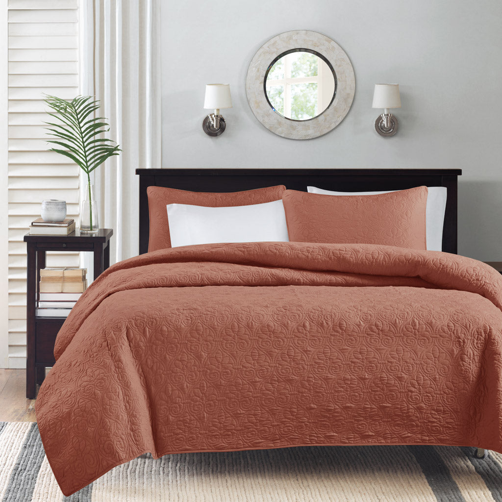 Cozy Throw Blanket, Quebec 3 Piece Reversible Quilt Set, Lightweight Design, Machine-Washable Care for Sofas, Beds and Relaxing at Home image 14