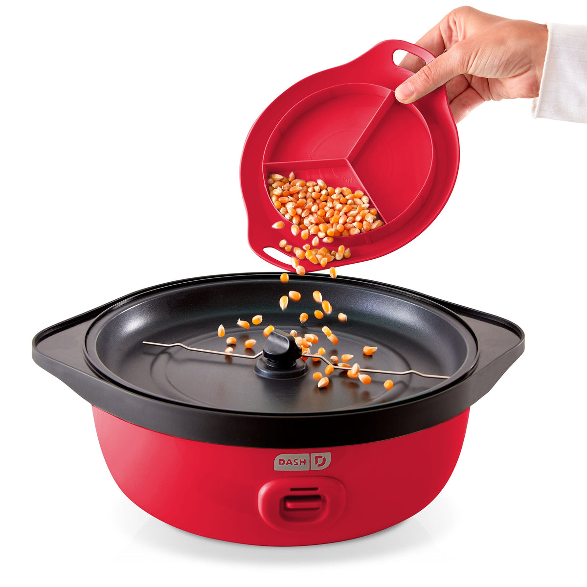 Stovetop Popcorn Popper, SmartStore Stirring Maker for Homemade Popcorn, Movie Nights and Everyday Snacking, 2 Color Options image 14