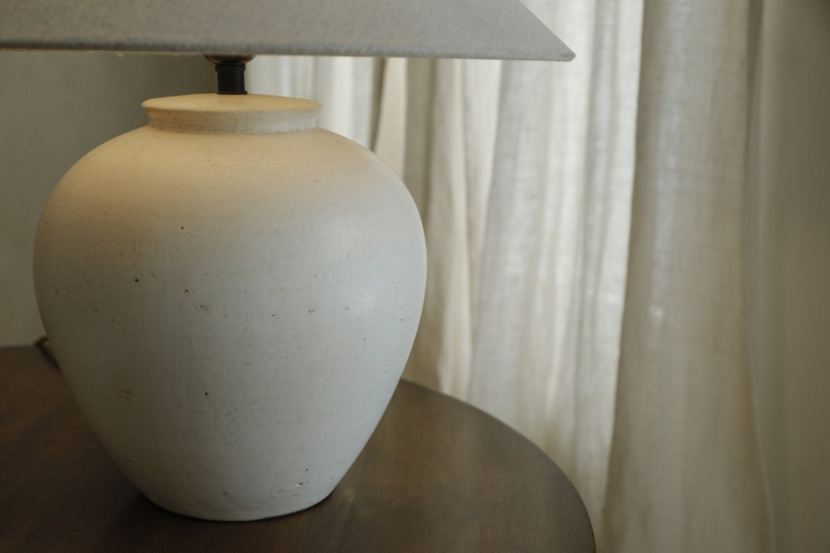 Portable Table Lamp, Egg Ceramic for Bedrooms, Living Rooms and Reading Corners, 3 Sizes and 2 Colors image 14
